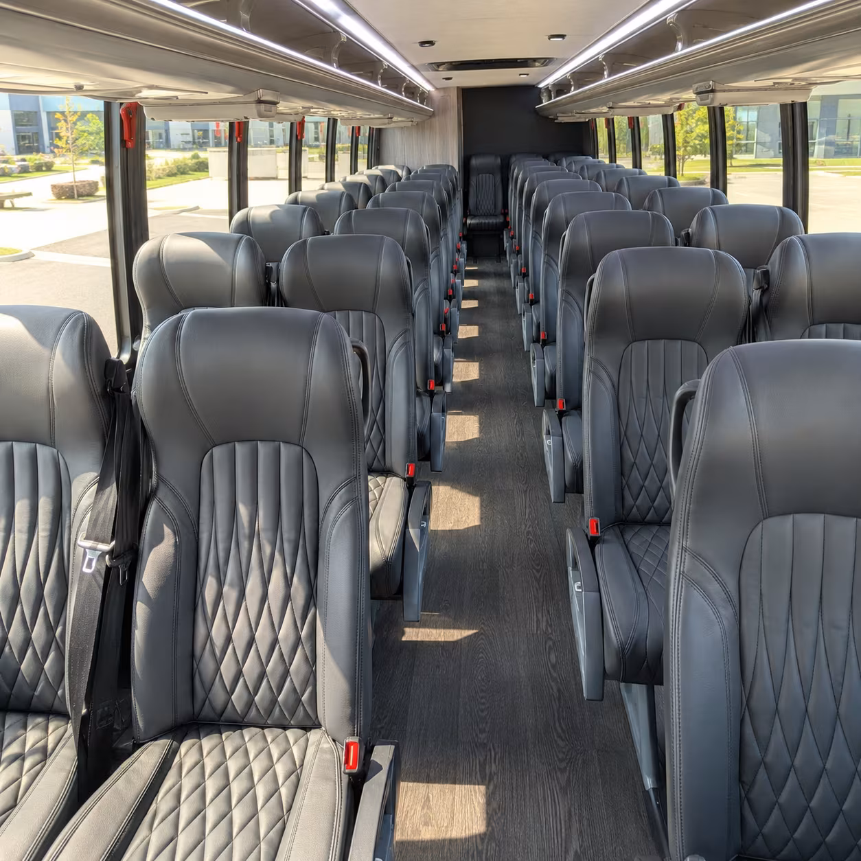 spokane 25 passenger minibus inside