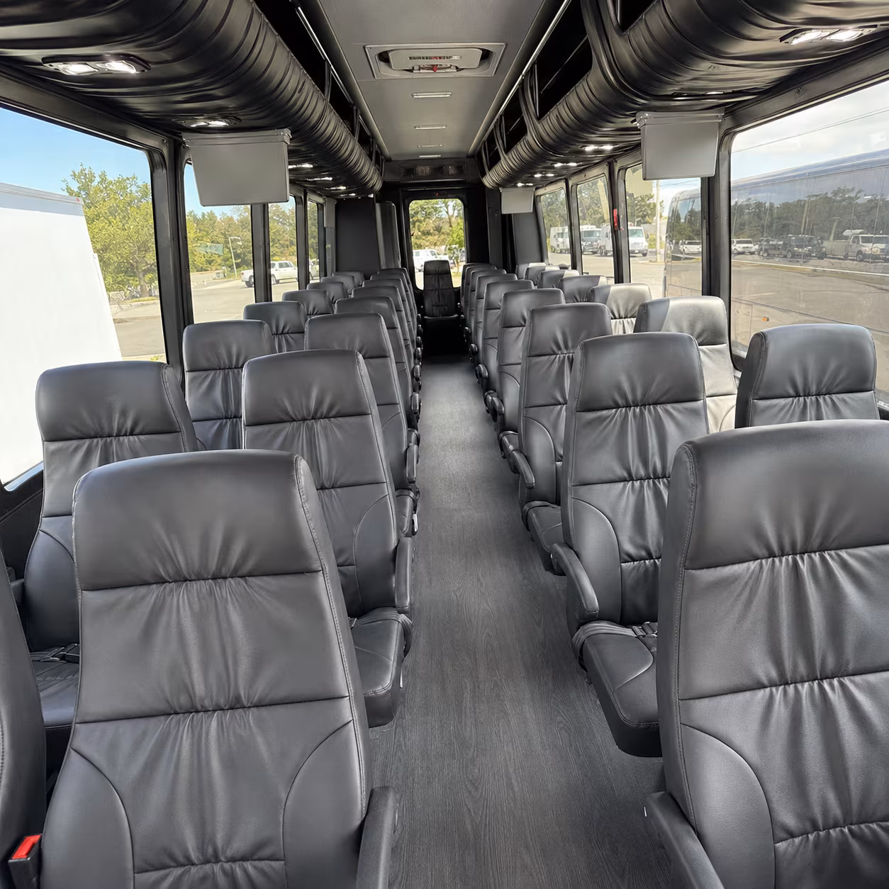spokane 30 passenger minibus inside