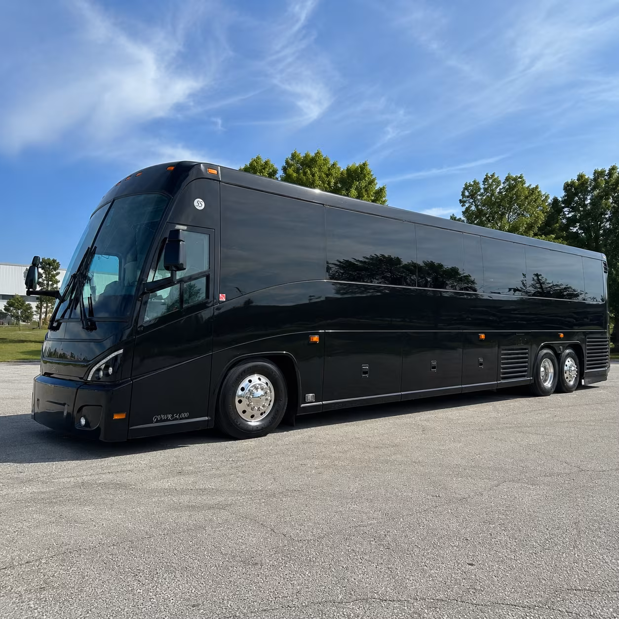 spokane 47 passenger charter bus