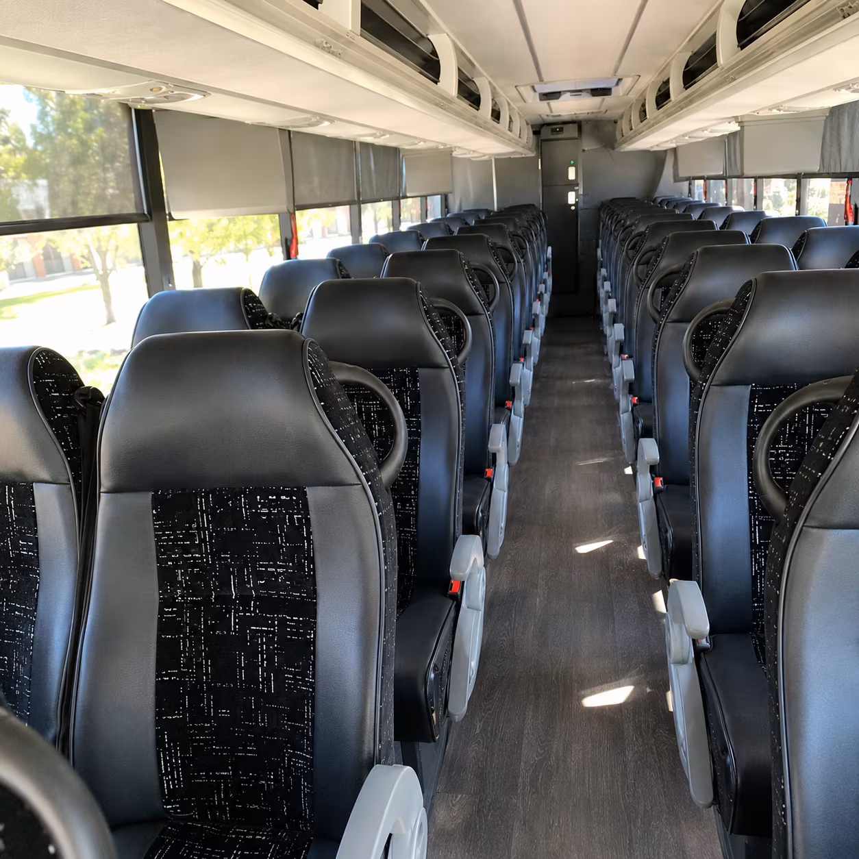 spokane charter bus inside