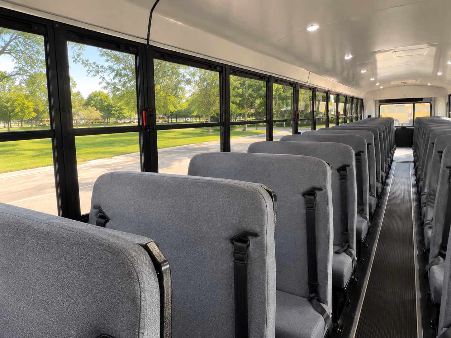 spokane school bus interior