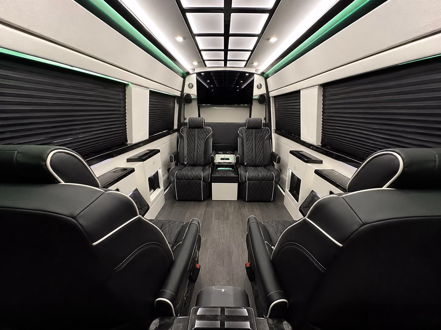 spokane sprinter van with driver inside
