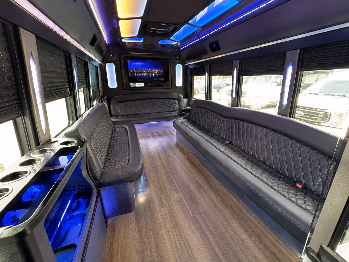 wedding party buses for spokane brides grooms and bridal parties